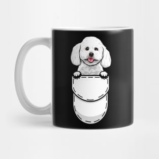 Funny Bichon Frise Pocket Dog Mug